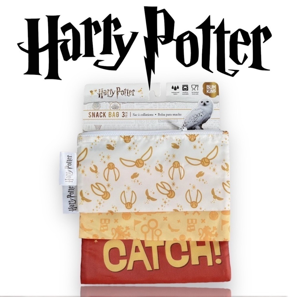 New Harry Potter Bumkins waterproof snack and sandwich reusable bags​​